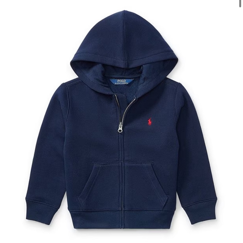 EUC Polo Ralph Lauren Navy Hoodie in 2T
